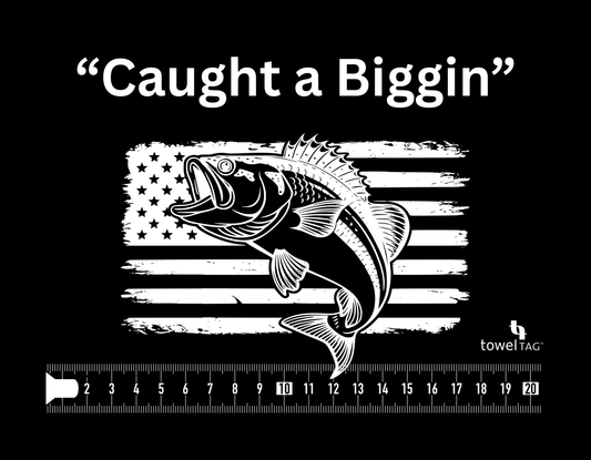 B & W - "CAUGHT A BIGGIN"
