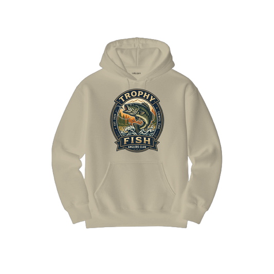 TROPHY FISH HOODIE - BEIGE