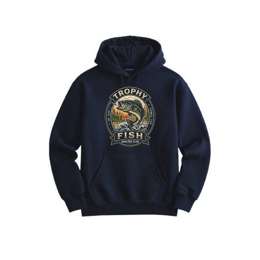 TROPHY FISH HOODIE - NAVY